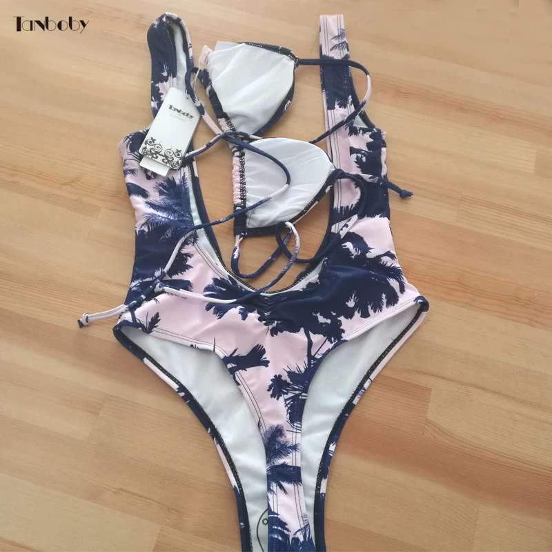 Монокини с высокой посадкой купальные костюмы трикини для женщин одежда