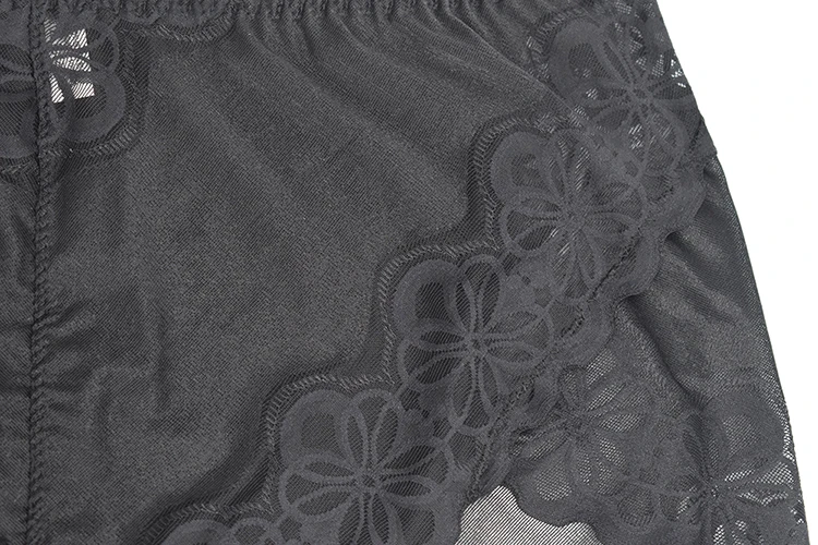 4XL 5XL 6XL трусы для женщин, сексуальные кружевные трусики размера плюс, бесшовные трусы с высокой посадкой, шелковое нижнее белье