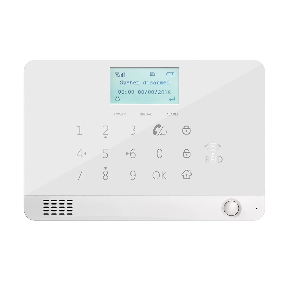 Беспроводная домашняя сигнализация Wolf Guard с ЖК дисплеем GSM SMS охранная система