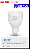 FUT068 AC85-265V Milight 2,4 г 6 Вт RGB+ CCT Вай-Фай совместимый смарт светодиодный светильник 2,4G Беспроводной 4-Зона дистанционного управления Android/iOs APP Управление
