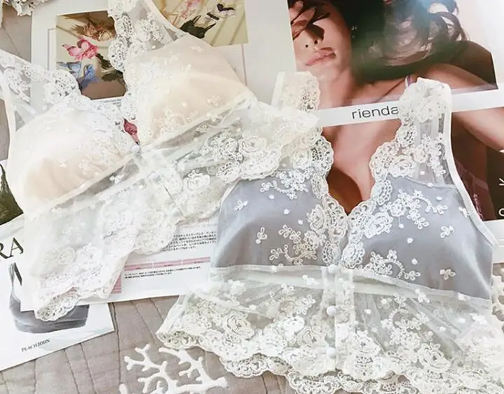 Новое поступление реальные фотографии M L Лолита сексуальный милый Kawaii модный кружевной Мягкий беспроводной бесшовный бюстгальтер нижнее белье RB320