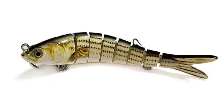 2 шт рыболовные приманки 14 см/30 г Мульти шарнирные поплавок, как живая приманка для форели жесткие воблеры - Цвет: 04