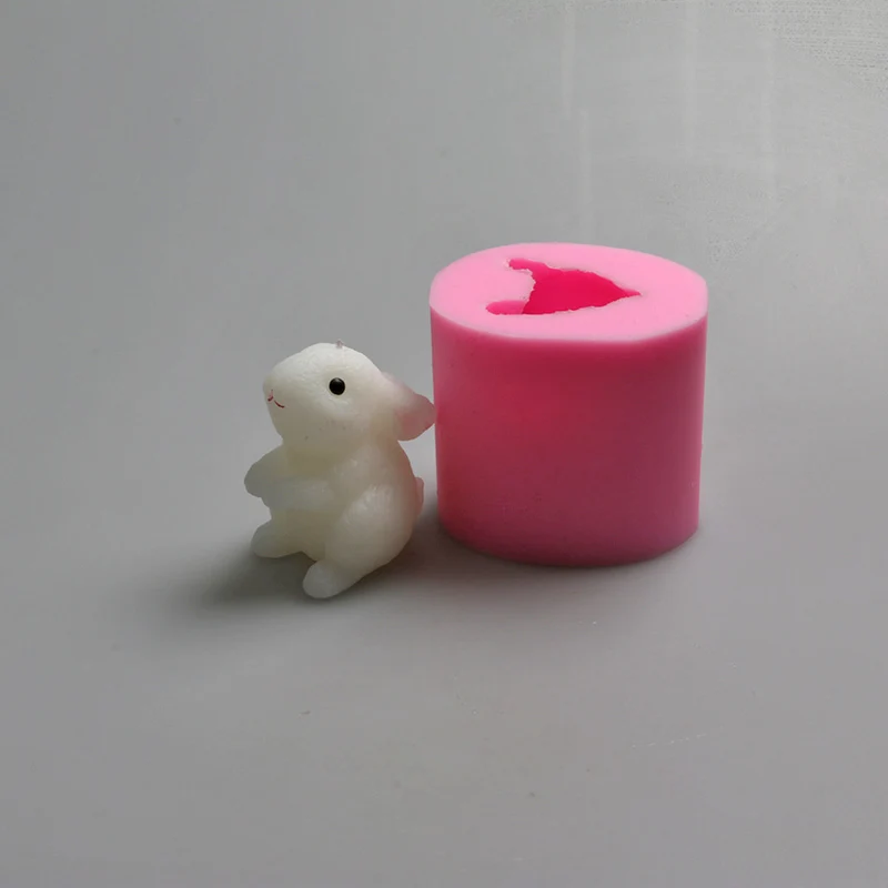 1 шт. Силиконовые Формочки в форме зайца резиновые силиконовые формочки для