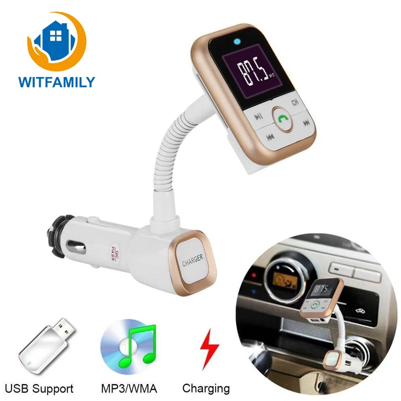 Bluetooth Автомобильный mp3 плеер комплект Громкая связь fm модулятор беспроводной