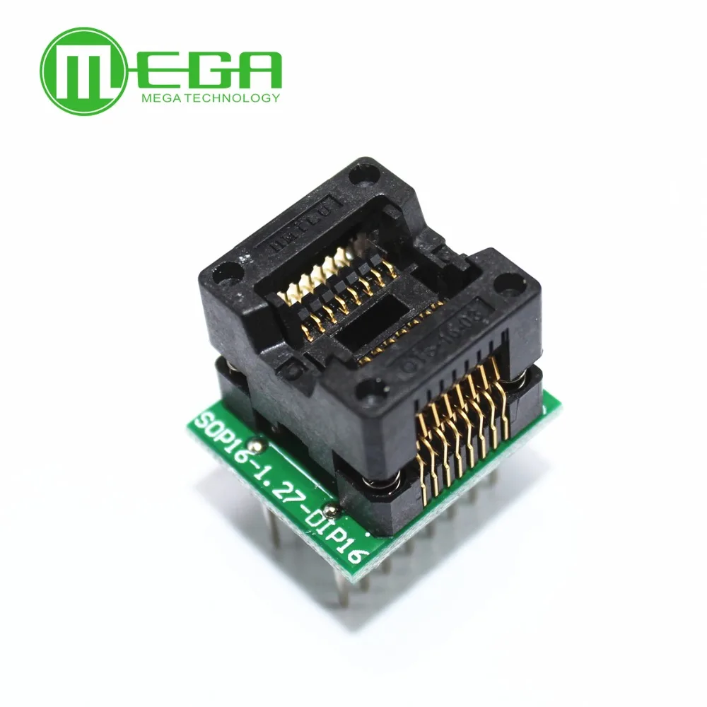5 шт. SOP16 в DIP16 поворотный SOIC16 IC программатор розетка адаптер 150 мил|ic socket|lot lotlot 5pcs |
