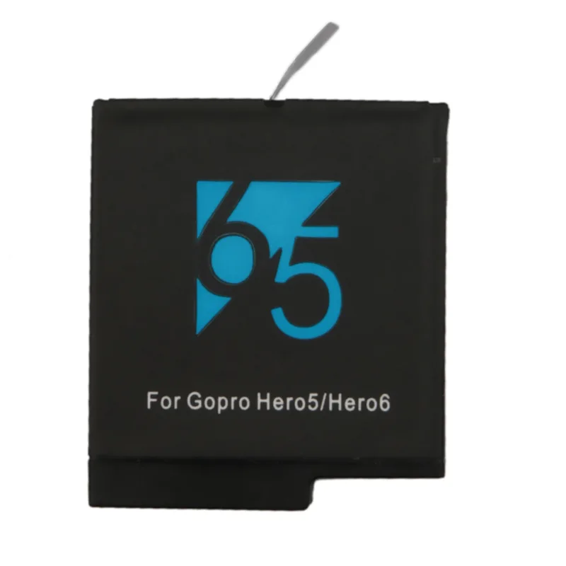 1Battery Go Pro hero 5 батарея 2-слот, зарядное устройство для GoPro hero 7 hero 6 hero 5 hero 7 6 5 Black bateria аксессуары для спортивной камеры - Цвет: 1Battery
