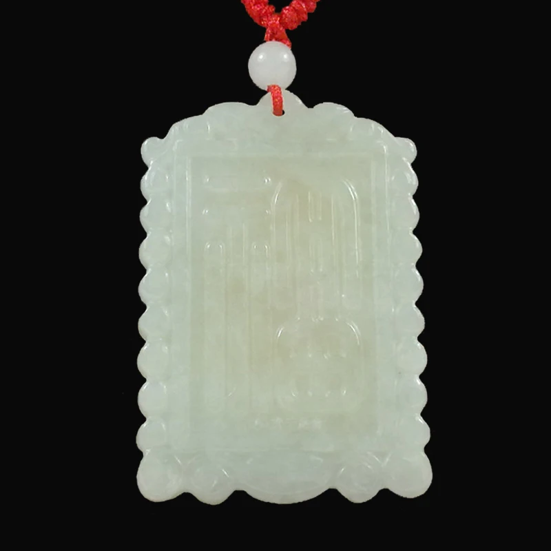 TJP 2018 Gold Jade Square Style Dragon Pendant Good Quality Men Women Necklace Free shipping | Украшения и аксессуары