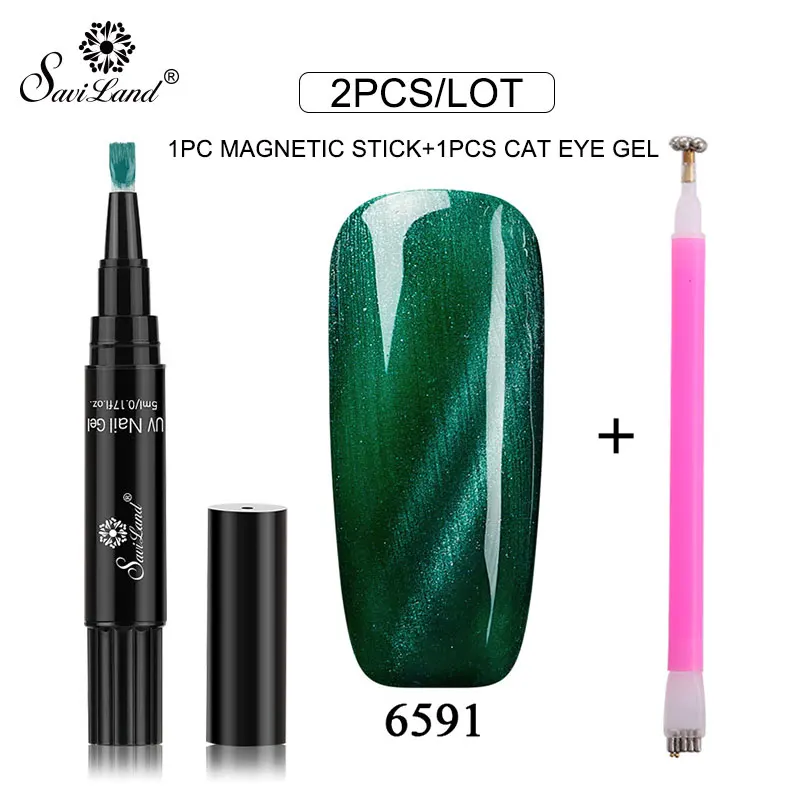 ZHG922 Saviland 2 шт./лот Магнитная 3D кошачий глаз гель лак для ногтей магнит Nail Art инструменты магнит для УФ лак для ногтей маникюр инструмент - Цвет: ZHG922