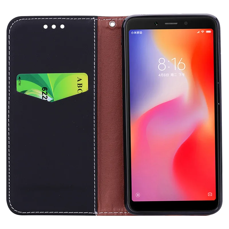 Чехол для Xiaomi Redmi 6A, чехол для Redmi 6, Мягкая силиконовая задняя крышка для Redmi 6, кожаный чехол-книжка для Xiaomi Redmi 6A 6 A A6, чехол для телефона s