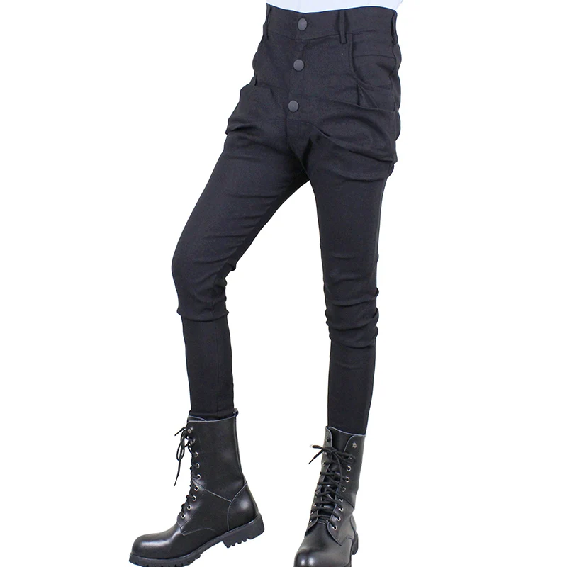 2018 брюки большого размера 27 44 мужские облегающие шаровары джинсы с вырезами