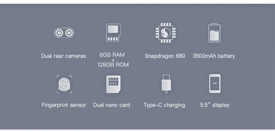 Глобальный Встроенная память Xiaomi Mi Note 3 смартфон 6 ГБ 128 Snapdragon 660 NFC 12MP+ 12MP двойной Камера 4 боковых изогнутых Стекло мобильного телефона