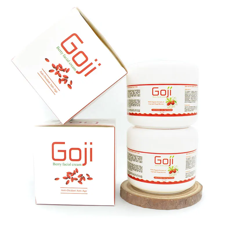 2 шт Goji ягодный крем для лица с гиалуроновой кислотой парабен Бесплатный аромат