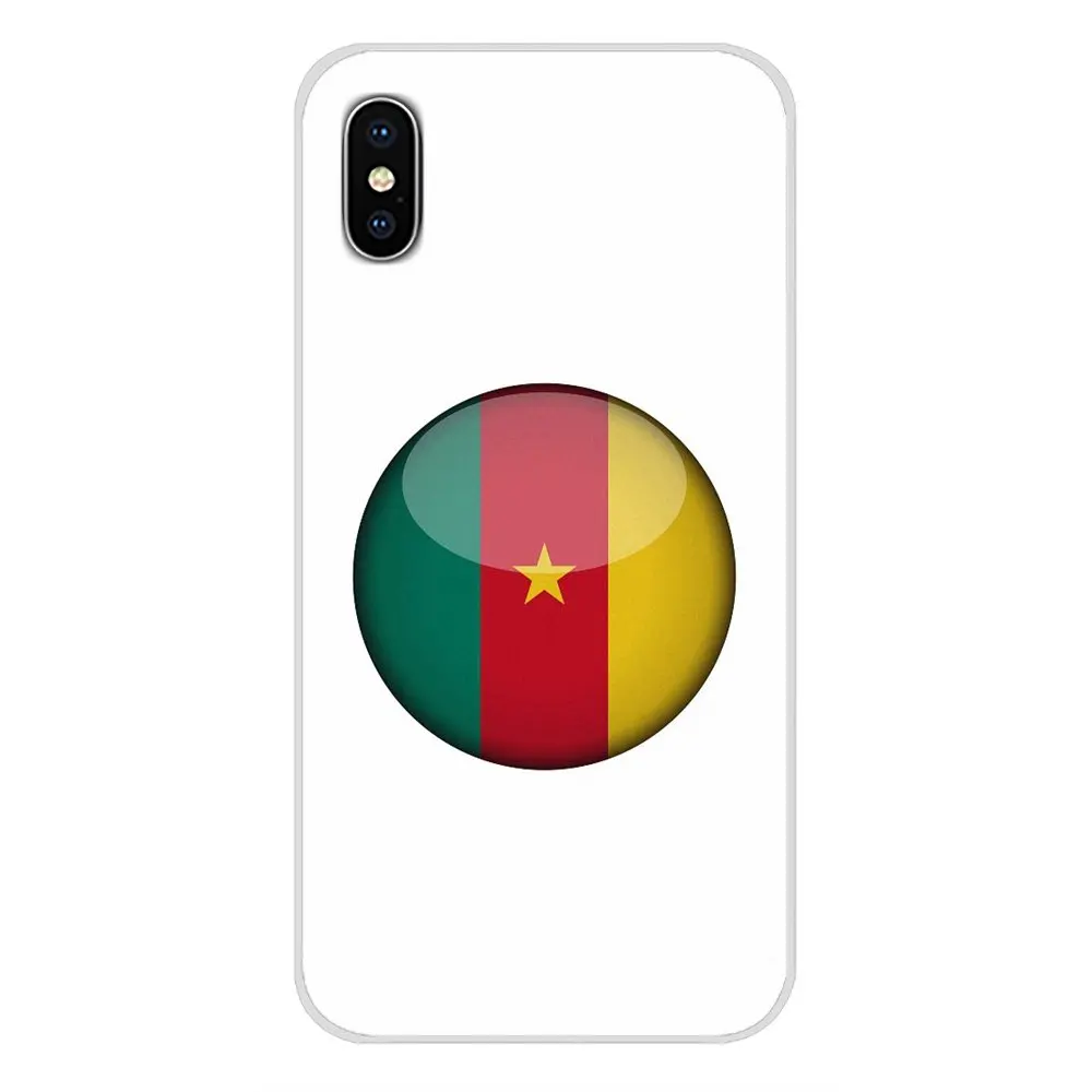 Прозрачный чехол из ТПУ для Apple iPhone X XR XS MAX 4 4S 5 5S 5C SE 6 6S 7 8 Plus ipod touch флаг