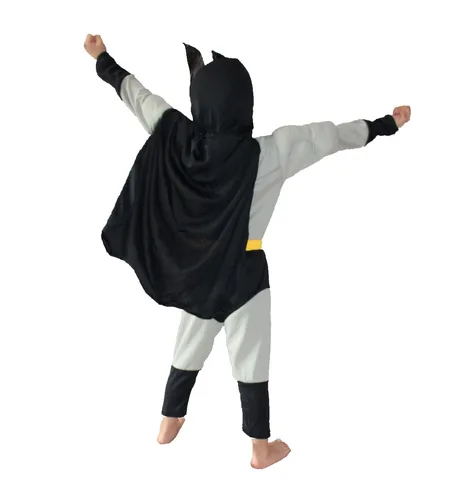 Костюм на Хэллоуин Детский с длинным рукавом, серый и черный цвет