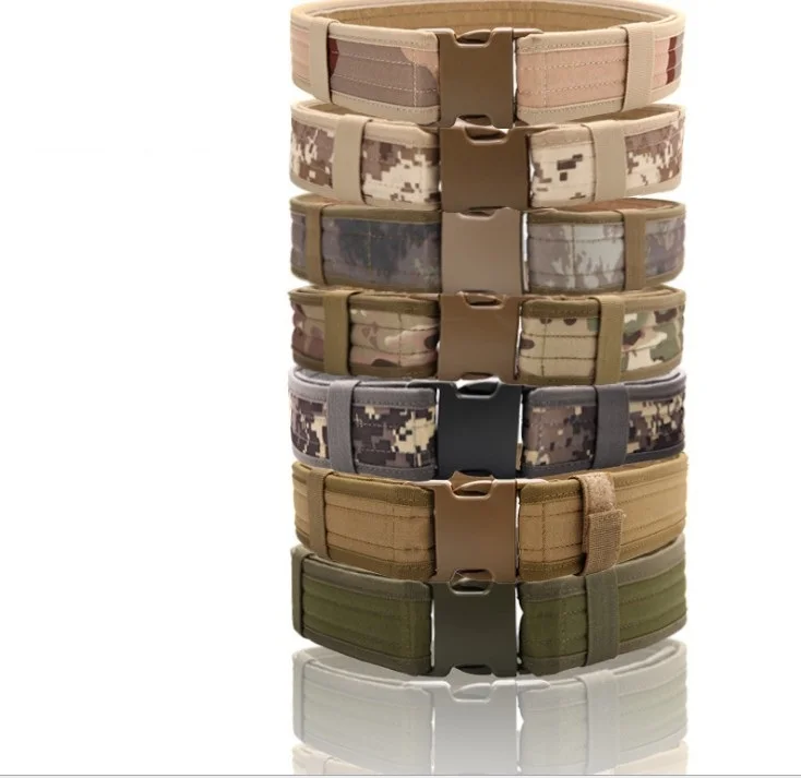 Ремень мужской тактический армейский Камуфляжный с мягкой подкладкой в стиле