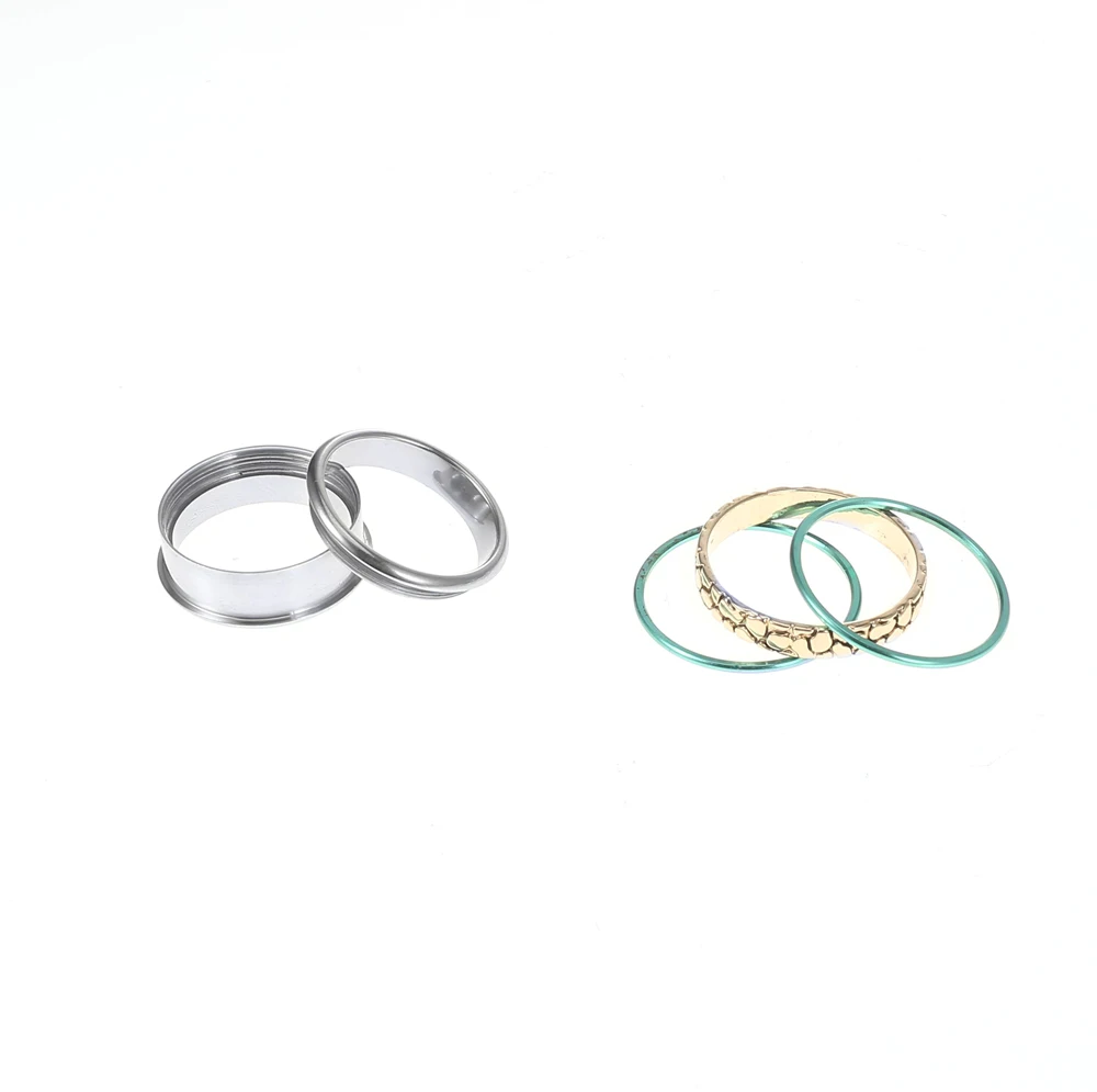 Кремо винтажные леопардовые кольца сменные слои для влюбленных Bijoux Bague