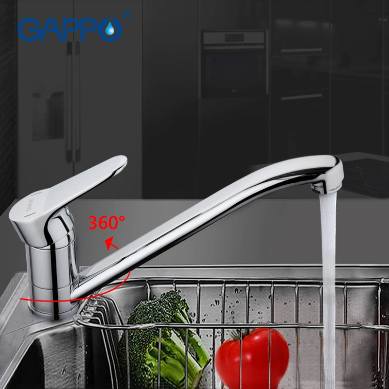 Кухонный Смеситель GAPPO вращающийся кран для холодной и горячей воды крепление на