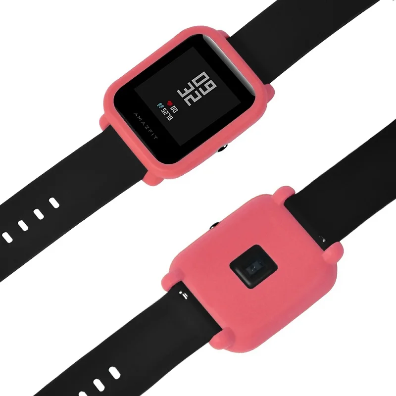 Чехол для Xiaomi Huami Amazfit bip bit pace lite youth smart watch Мягкая Силиконовая защита для экрана устойчивая к царапинам рамка Крышка