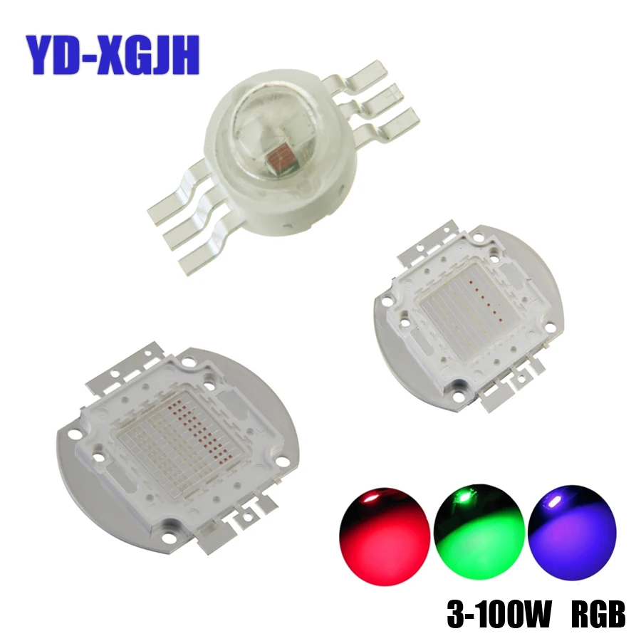 Светодиодный RGB диодный светодиодный светильник Chip3W 10 Вт 20 30 50 100 Вт|Подвесные