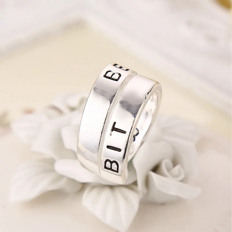 Обручальное кольцо с надписью Best Friend Circle 2 | Украшения и аксессуары