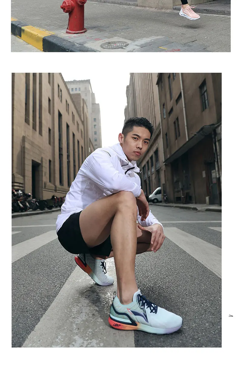 Li-Ning/Мужская обувь для бега ARASHI Cushoin, светильник, подкладка из пеноматериала, моно пряжа, дышащая спортивная обувь, кроссовки для фитнеса, ARHP171 XYP931