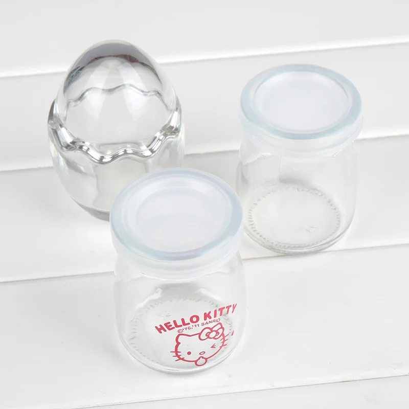 6 шт Бутылка для пудинга без свинца стеклянный пудинг чашка утолщенная молока с