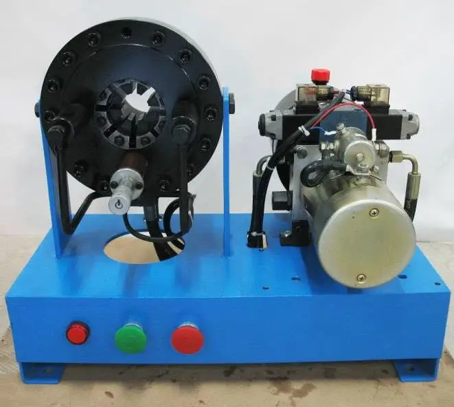 

the weight only 75kg 380v 220v or 12V 1 inch smartest strong hydraulic hose pressing machine