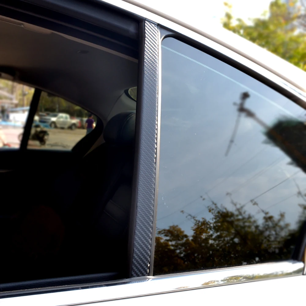 Автомобильная оконная рама ABC защитная пленка из углеродного волокна Стайлинг