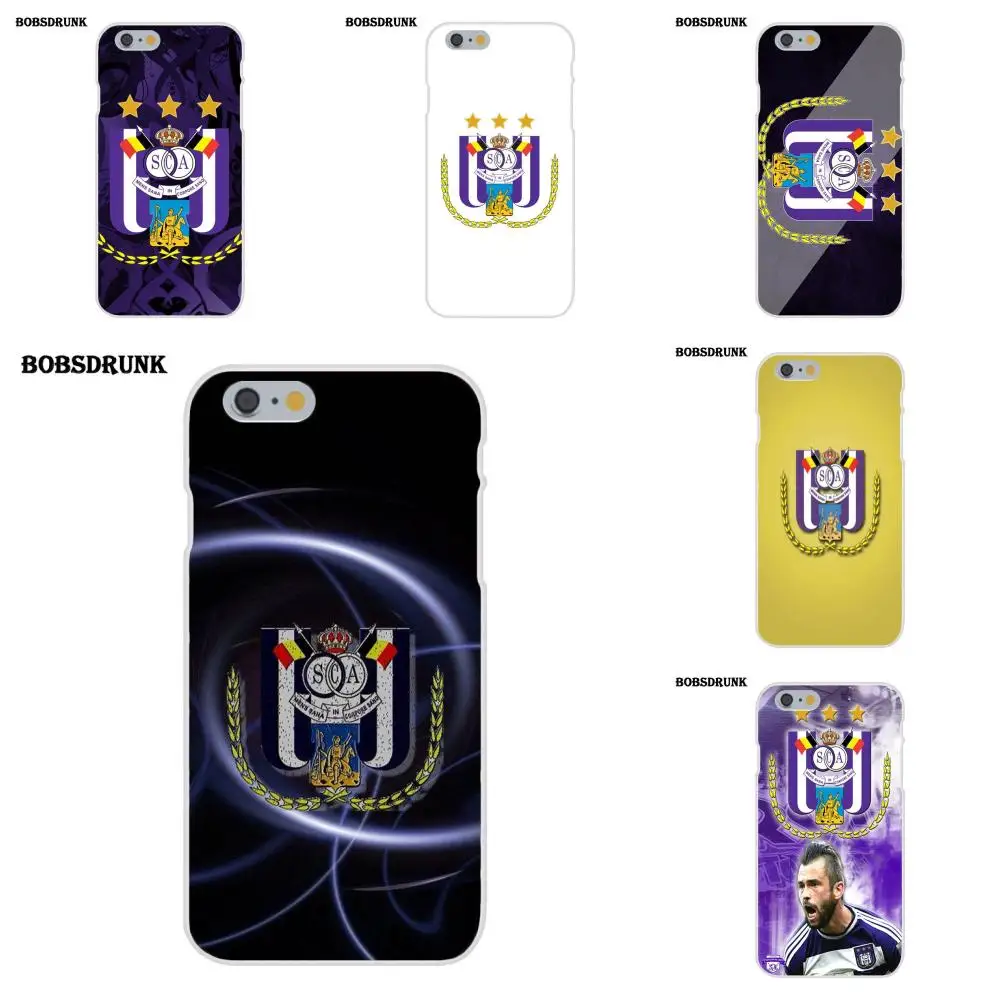 Rsc Anderlecht для iPhone X 4 4s 5 5C SE 6 6 S 7 8 Plus для Apple iPhone 4 4s 5 5C SE 6 6 S 7 8 Plus X мягкий модный чехол