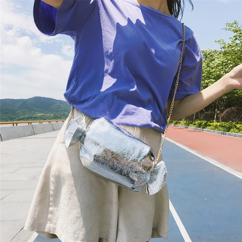 Креативные сумки конфетной формы для девочек уникальные сумочки с лентами через