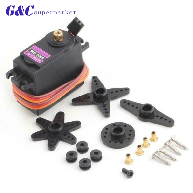 MG996R 13 кг 15 Servos Digital MG995 MG996 Servo Metal Gear для Futaba JR Car RC модель вертолета лодка Arduino UNO