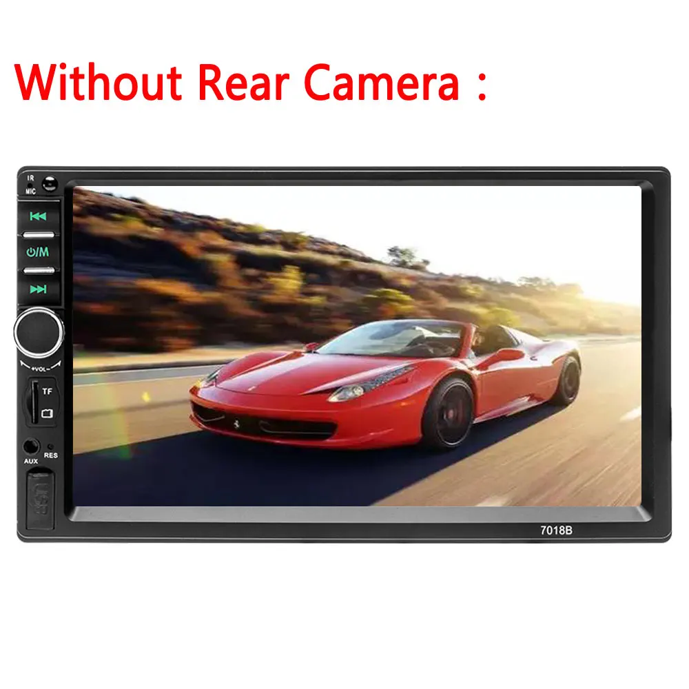 Option 6 AMPrime 2Din Автомагнитола 7018B Авторадио Зеркало Ссылка сенсорный экран Аудио Радио Bluetooth видео MP5 " мультимедийный плеер FM/TF/USB - Цвет: Option 6