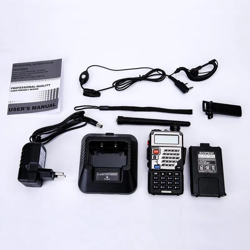 BaoFeng UV-5RE 8 Вт портативная рация 10 км с большим радиусом действия, высокая мощность, портативная батарея 1800 мАч cb HAM, обновленная портативная рация UV 5RE