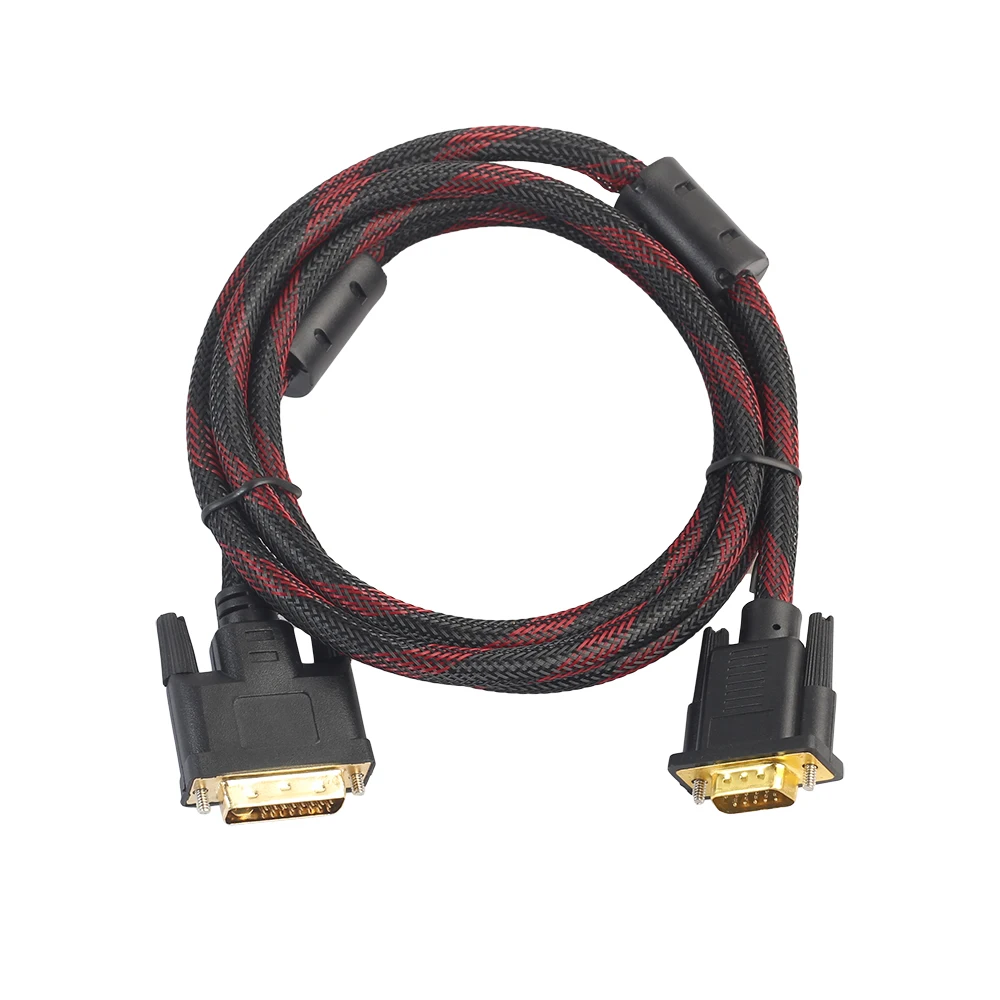 1 5 м DVI Мужской к VGA I кабель 24 + Включите соединительный с разъемом кабеля to видео