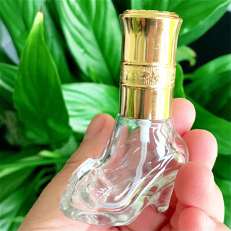 6ml Fashion Mini Crystal  Metal Chrysanthemum Cover Perfume Empty Spray Perfume Bottle 100pcs/lot