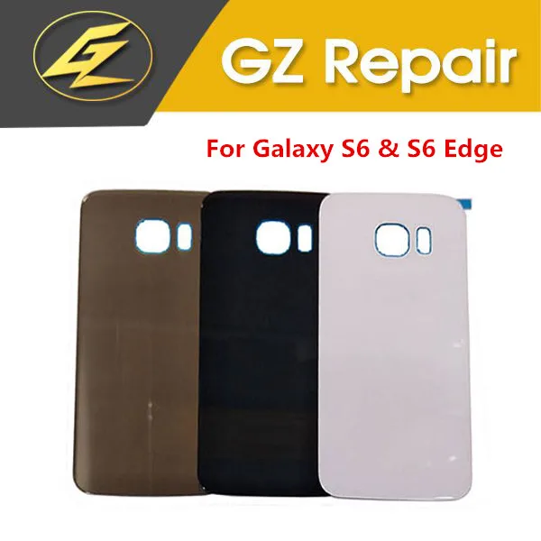 Все новые чехлы для Samsung Galaxy S6 Edge G9250 SM G925 крышка батарейного отсека задняя черный