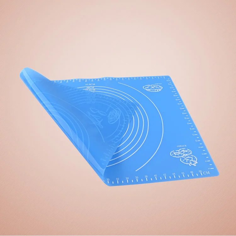 Силиконовый Противоскользящий коврик BAKEST с калибровкой для раскатки теста | Дом