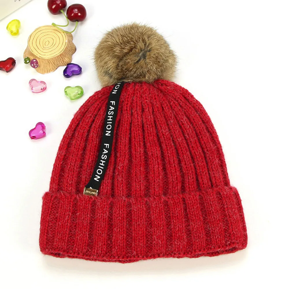Унисекс Милый Малыш Дети девочка и мальчик ребёнок Младенец Зима Теплый Вязание крючком вязаная шапка шапочка Улучшенный arylic для 1-5 лет ребенок#25