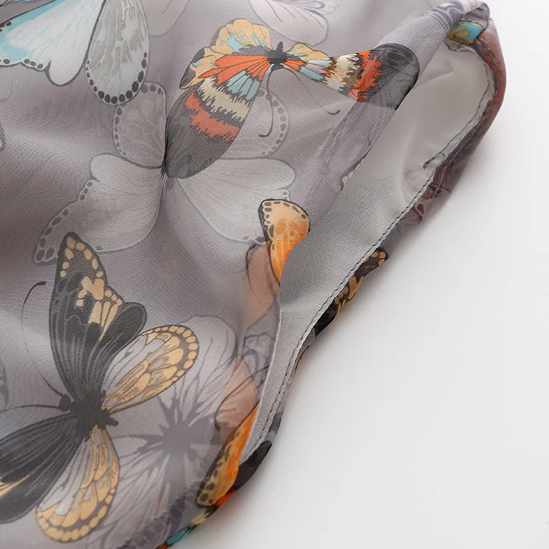 Блузки и рубашки с принтом бабочки для девочек коллекция 2018 года летняя модная