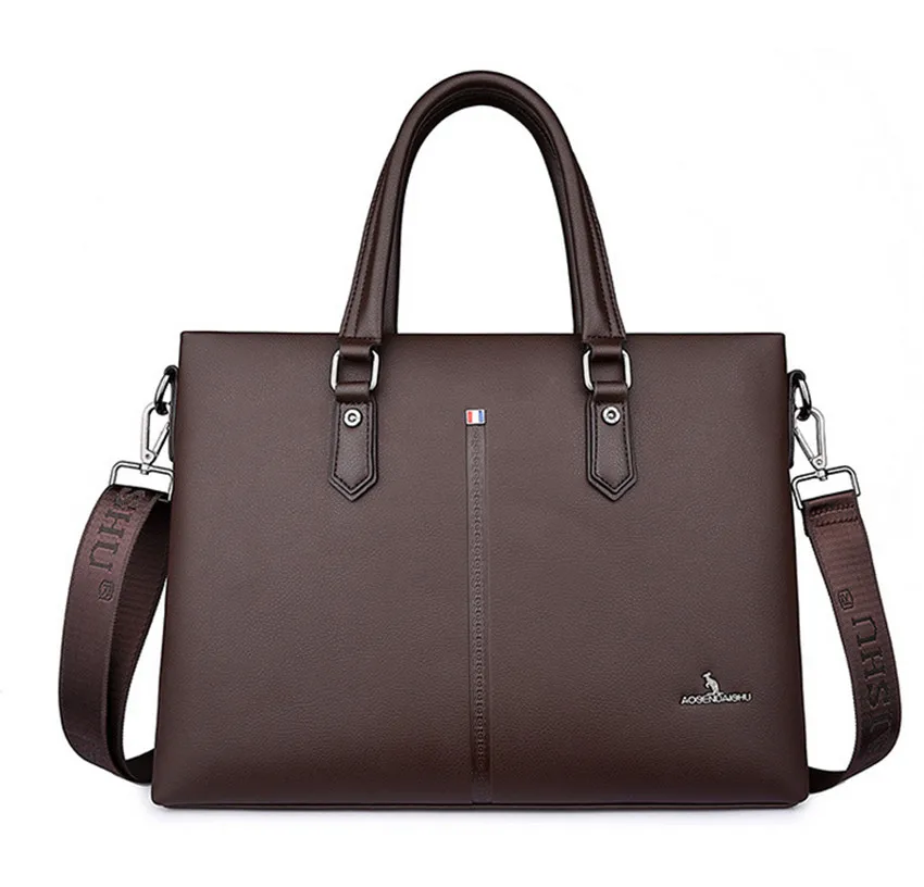 Коричневый Cartera Maletines Para Hombere деловой мужской портфель - Цвет: Коричневый