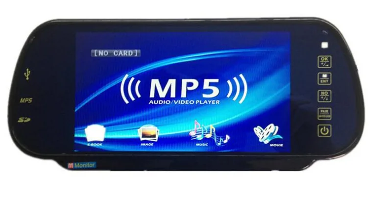 Беспроводной 7 дюймовый TFT ЖК экран автомобильный монитор заднего вида дисплей с