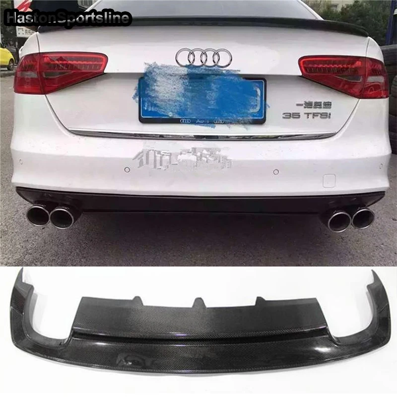 S4 B8.5 диффузор заднего бампера из углеродного волокна для Audi S4 S Line 2013~ автомобильные аксессуары только S4 S-Line Седан 4 двери