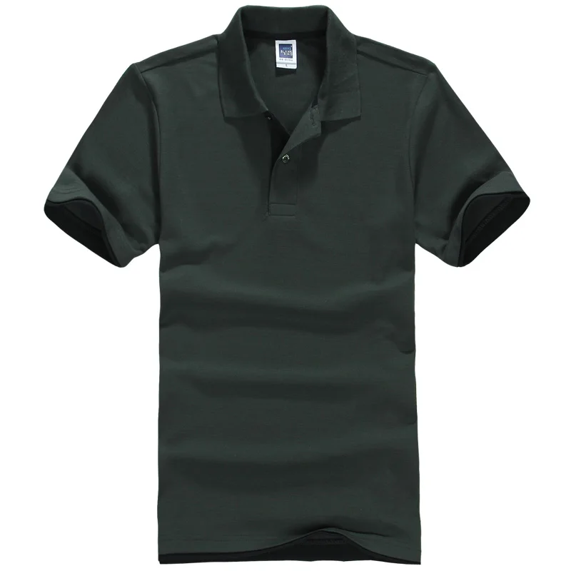 2021 новый бренд Для мужчин s Поло рубашка Дизайнерские однотонные футболки поло