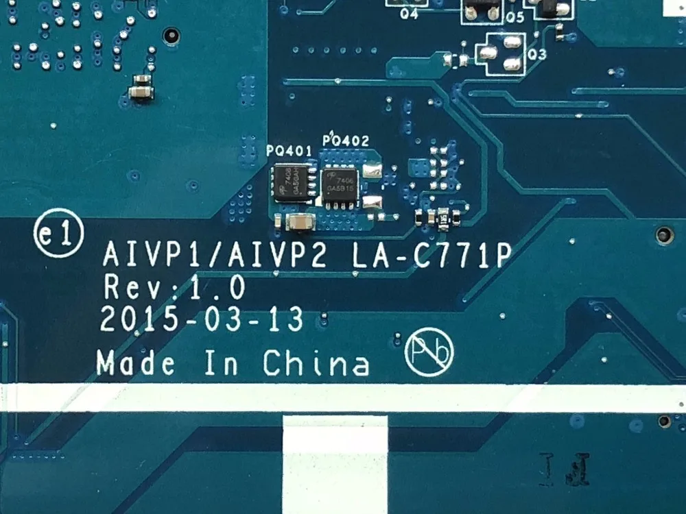 Оригинальная материнская плата для ноутбука Lenovo Ideapad 100 14IBY AIVP1/AIVP2 LA C771P 5B20J30734 SR1YJ