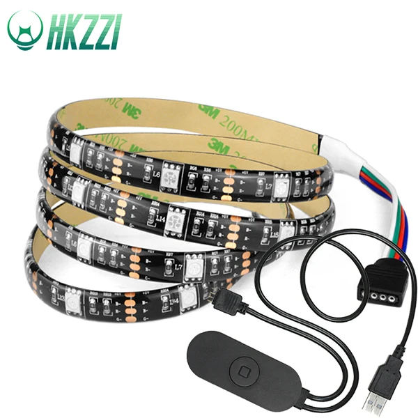 changeable HKZZI USB Светодиодная лента wifi 5050 RGB красочный DC5V водонепроницаемый Совместимость с Alexa Google Home IFTTT Поддержка Android IOS системы - Испускаемый цвет: changeable