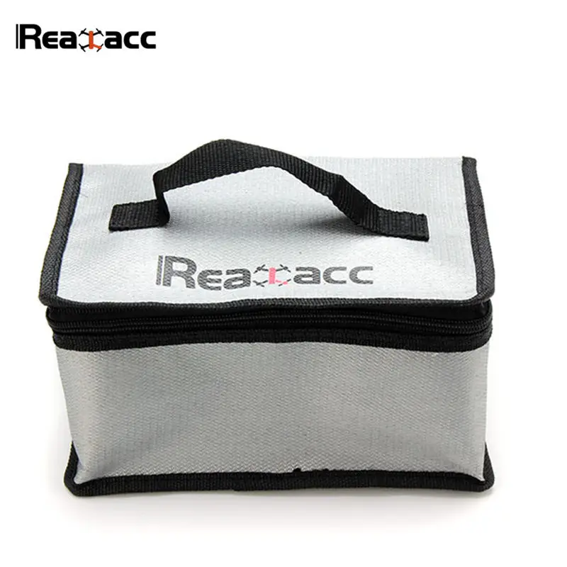Realacc 220x155x115 мм огнезащитная Lipo батарея сумка чемодан коробка для хранения с ручкой для RC моделей квадрокоптера часть