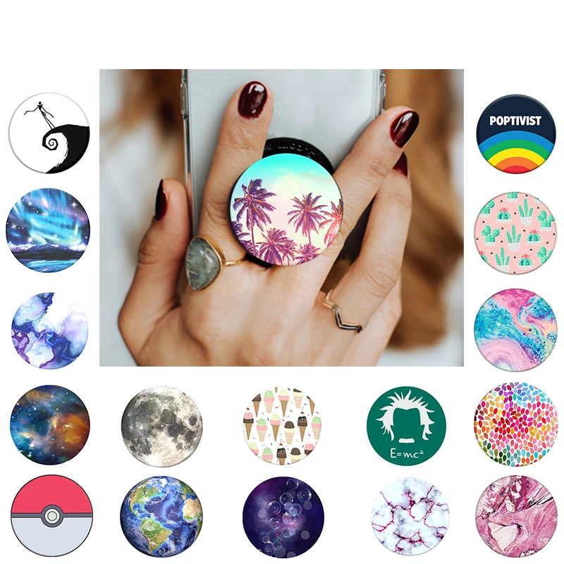 PopSoket Air Pops держатель для мобильного телефона Круглый Карманный разъем