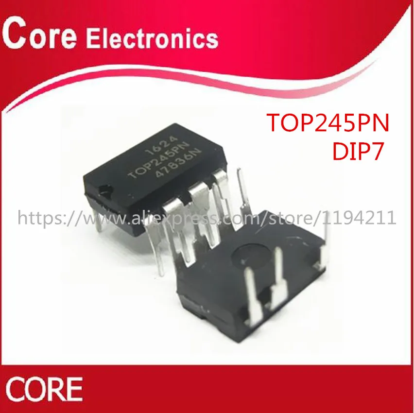 50 шт./лот TOP245PN TOP245 DIP IC new | Электронные компоненты и принадлежности
