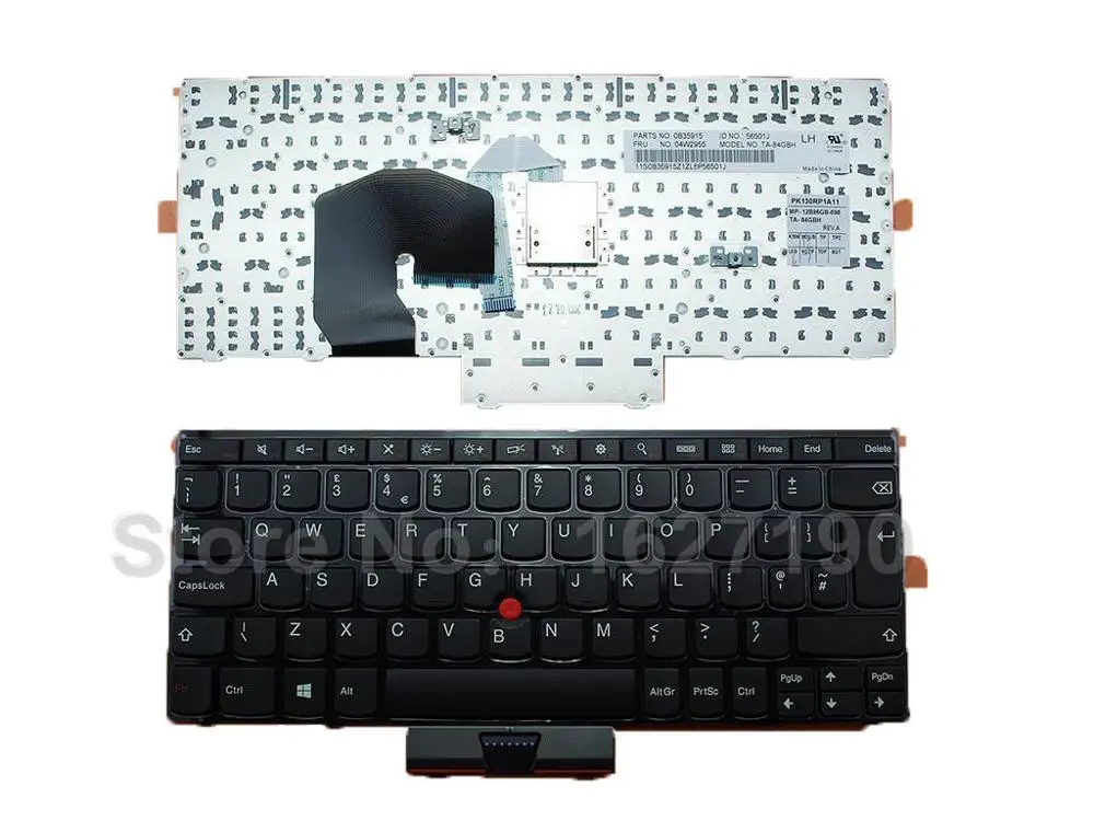 Новый ноутбук с английской клавиатурой для Thinkpad S230U черная рамка точечной ручкой