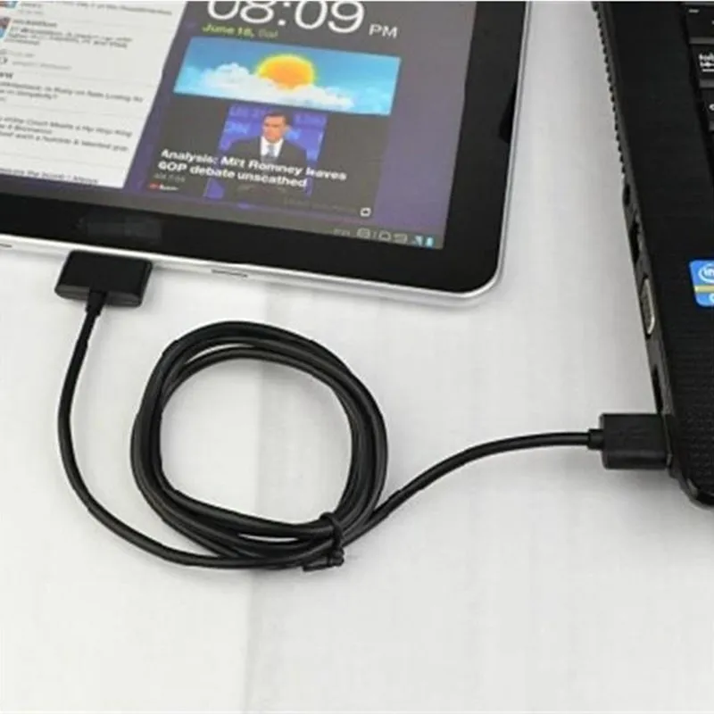 USB кабель для зарядки и передачи данных Samsung galaxy tab 2 3 Note P1000 P3100 P3110 P5100 P5110 P7300 P7310 P7500